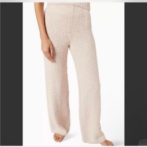 SKIMS Cream Wide Leg Pants